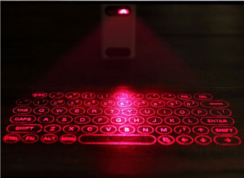 Teclado Laser de Projeção Virtual Bluetooth | Portátil, QWERTY e Função Mouse