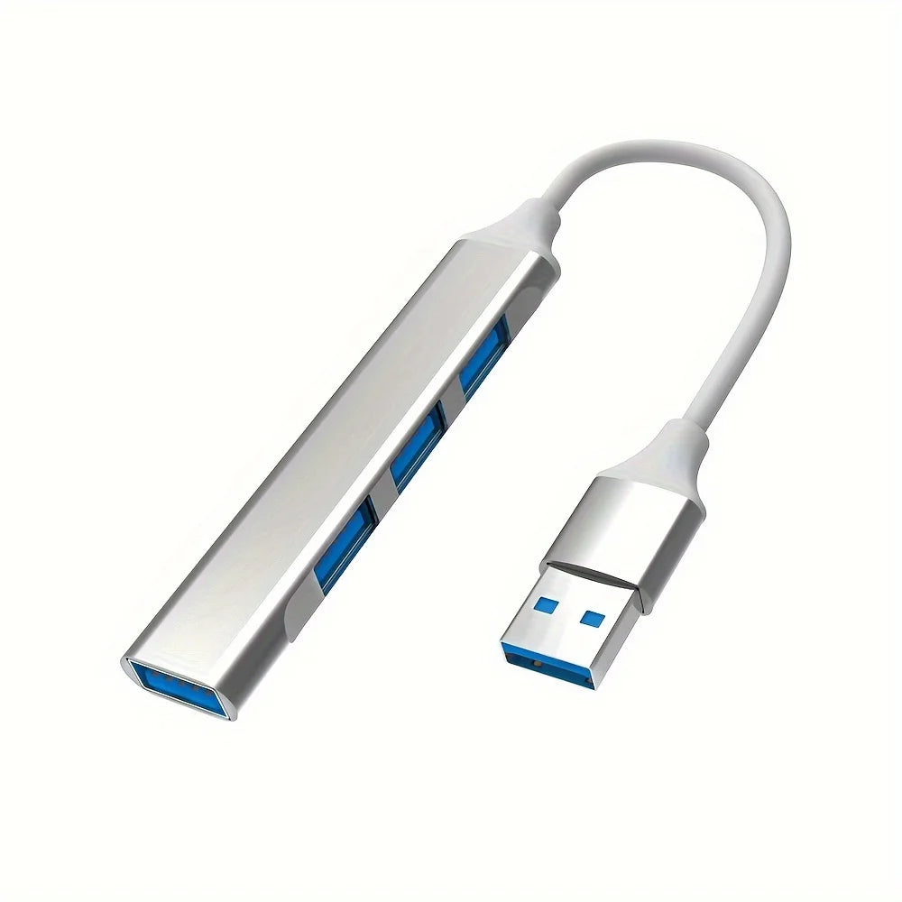 Hub Adaptador Multiportas USB-C (4 Portas) - USB 3.0 de Alta Velocidade