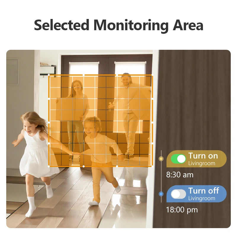 Cue 2E 2MP Wifi Security Camera Indoor Baby Monitor Human Detection Night Vision IP Camera Video Surveillance