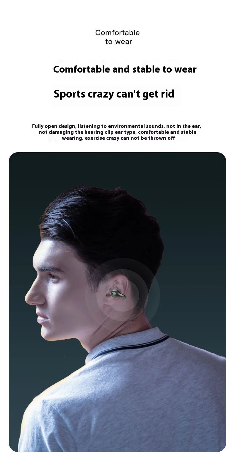 Auriculares T7500 de Condução Óssea - Bluetooth e Impermeáveis (Sports & Gaming)