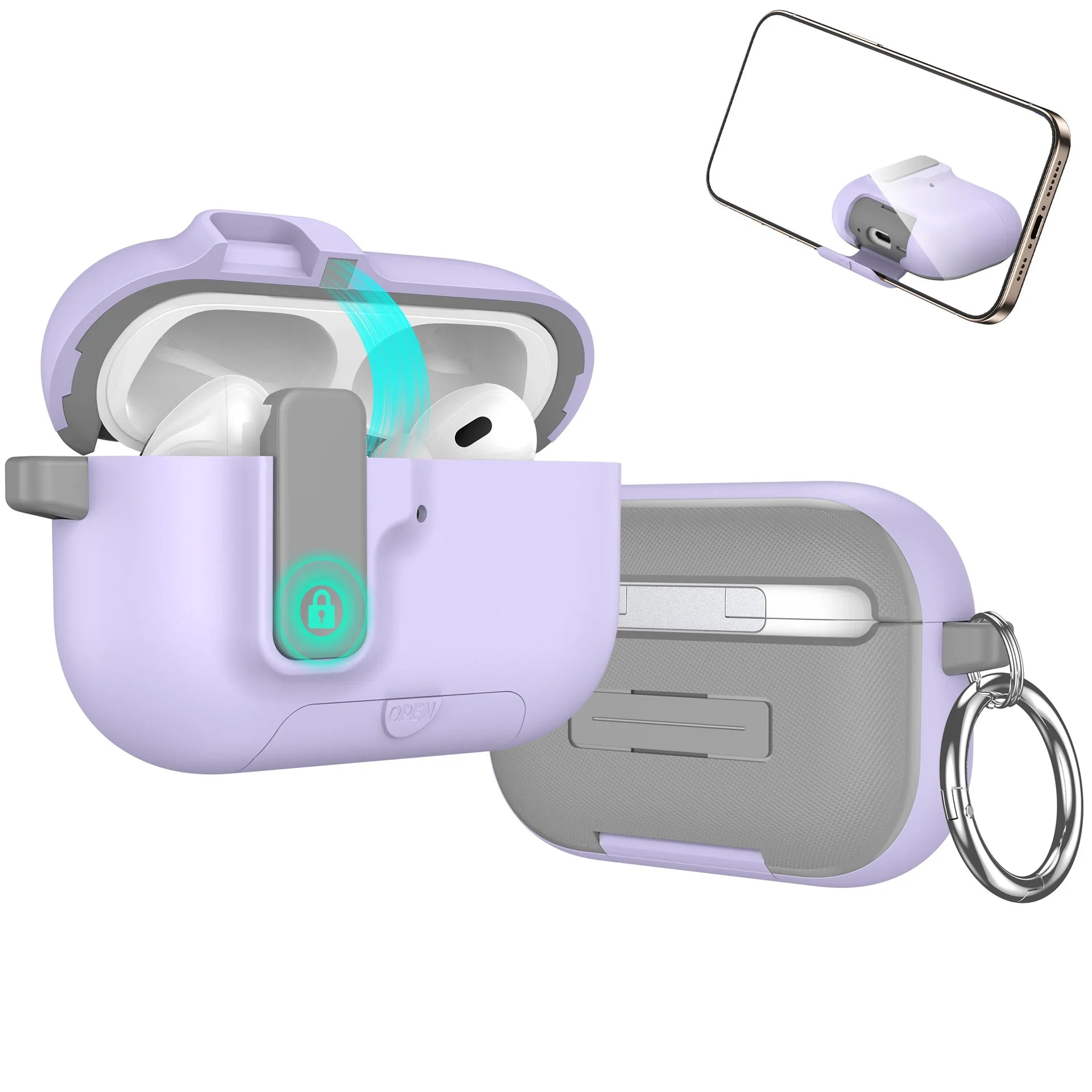 Capa Protetora Fancan para Airpods Pro 3 (C/ Suporte e Kit de Limpeza)