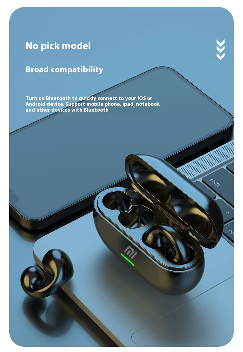 Auriculares T7500 de Condução Óssea - Bluetooth e Impermeáveis (Sports & Gaming)