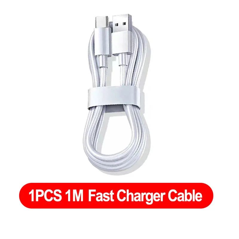 Cabo Super Rápido USB-C 100W (10A) - Ideal para Huawei, OPPO e vivo