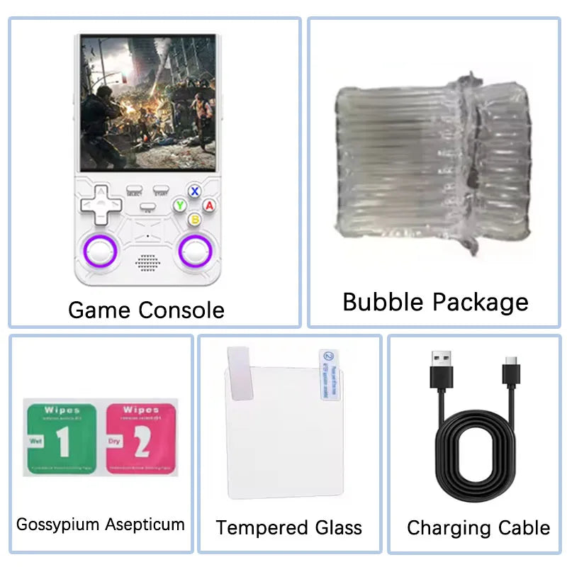 Consola Retro R36Ultra Handheld (WIFI, Ecrã 4 Polegadas)