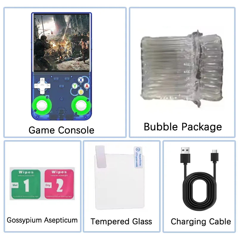 Consola Retro R36Ultra Handheld (WIFI, Ecrã 4 Polegadas)