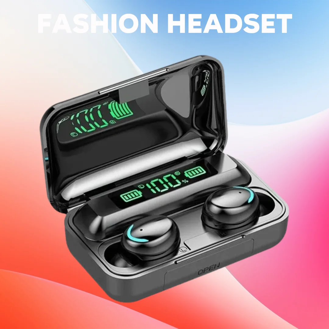 F9 TWS Wireless Bluetooth Headphones (Game Earbuds)