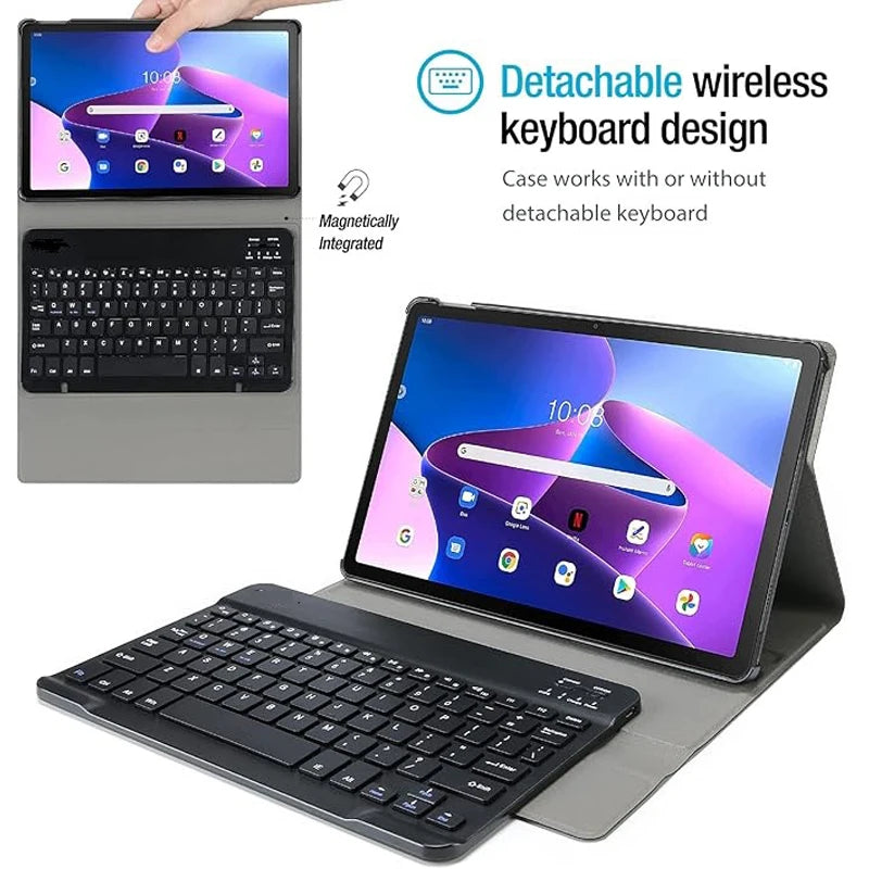 Capa Teclado Wireless Destacável para Xiaomi Redmi Pad 2 Pro 12.1" (2025)