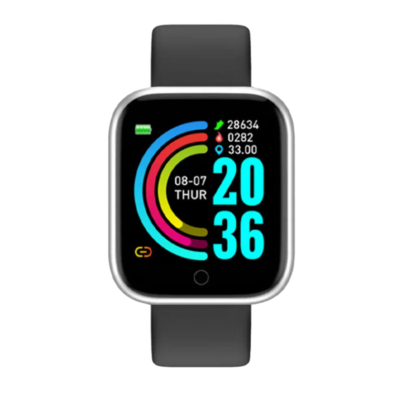 Smart Band Fitness (Controlo de Música e Monitor de Passos) - Compatível com Android/iOS