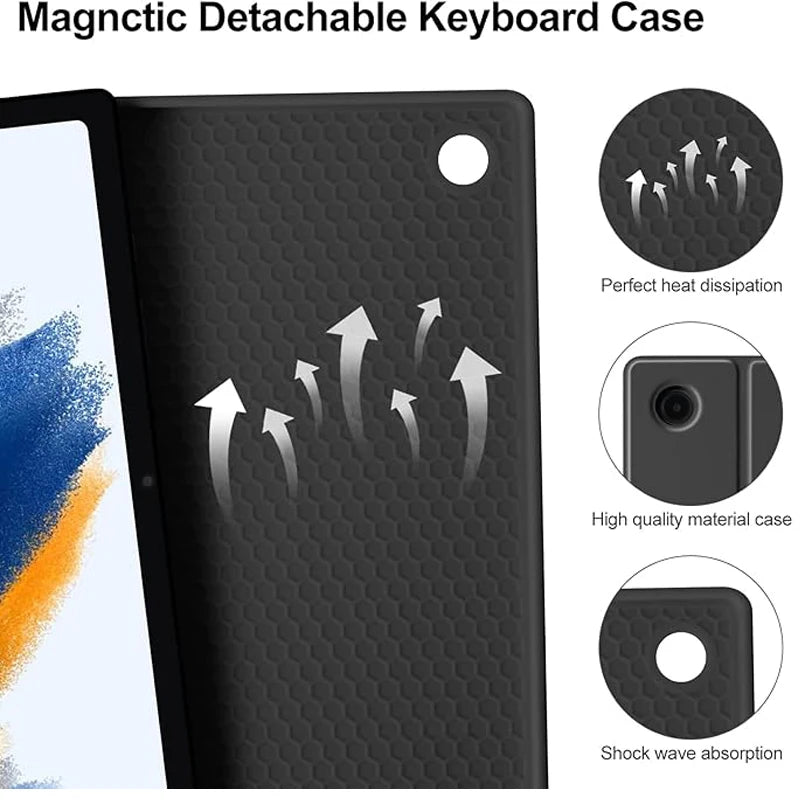 Capa Teclado Wireless Destacável para Xiaomi Redmi Pad 2 Pro 12.1" (2025)