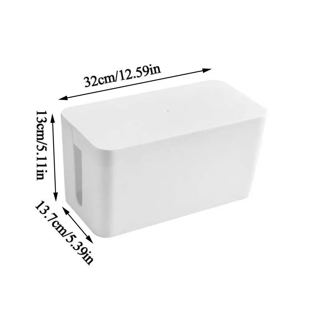 Caixa Organizadora de Cabos e Réguas de Energia – Solução Segura para Desktop e Escritório (Multiusos)