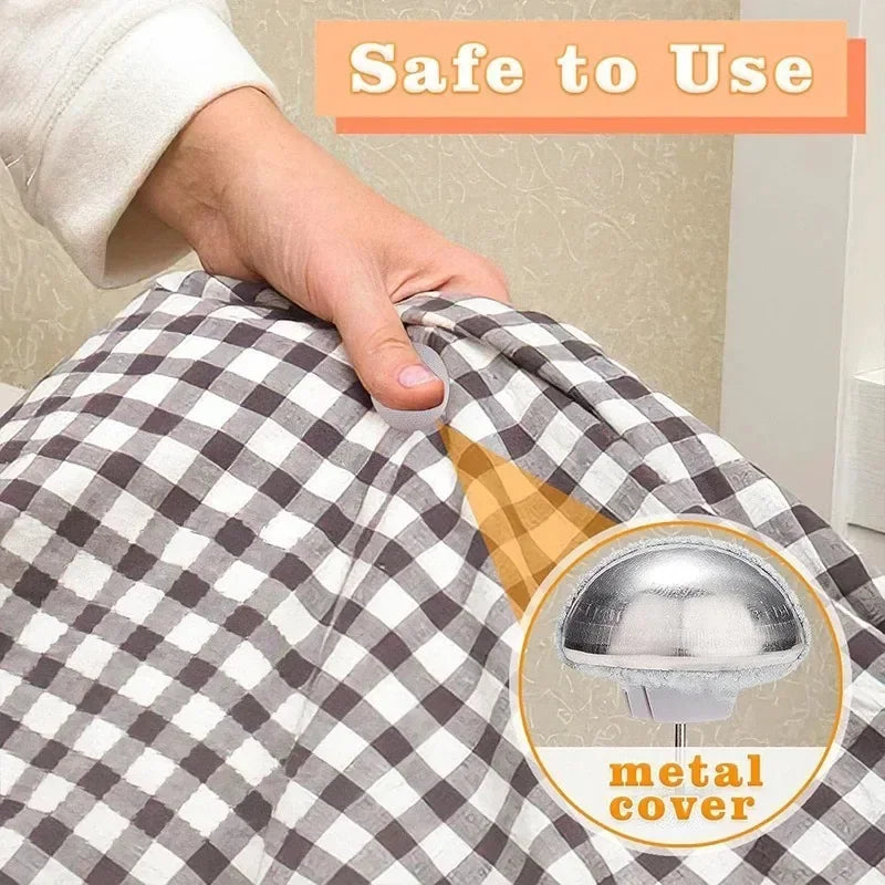 Clipes Fixadores Anti-Deslizantes para Edredom e Lençóis – Fivelas de Segurança para Colchão