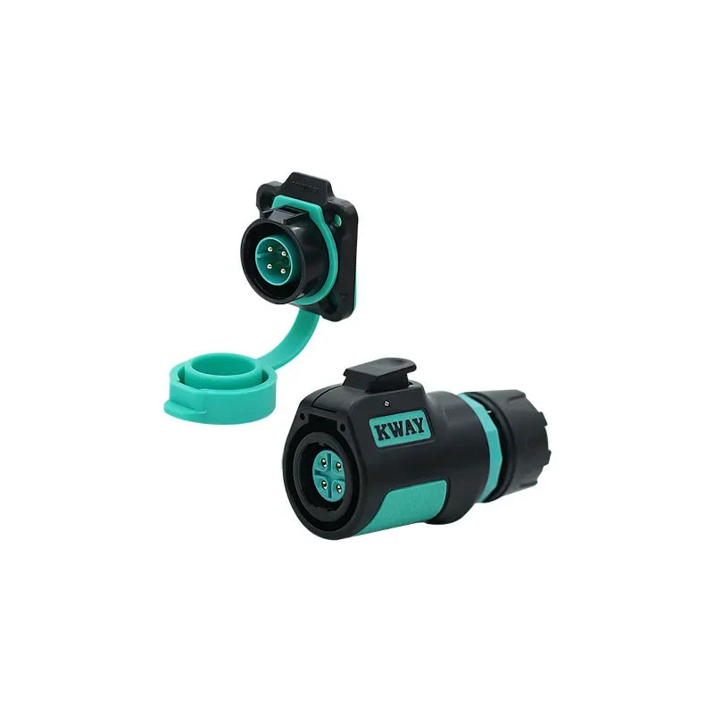 Conector de Aviação Plástico M16 KWAY K16 (2-9 Pinos, IP68)