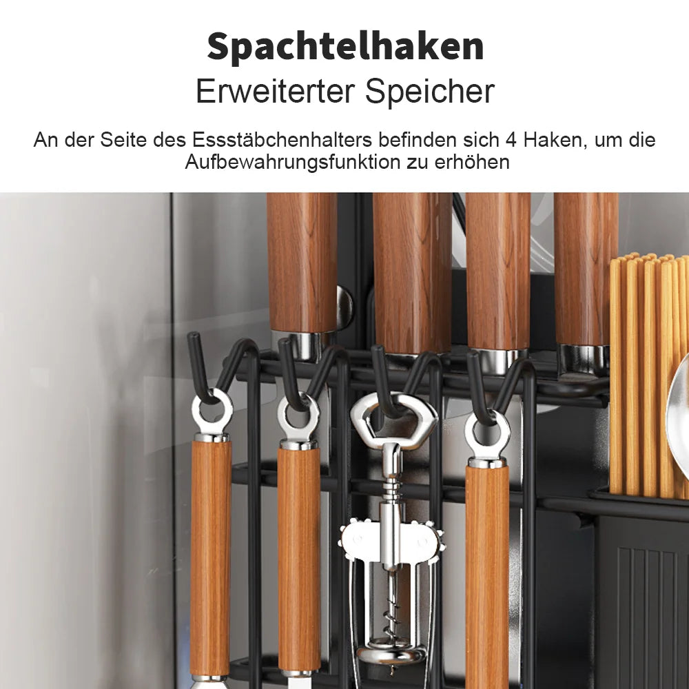 Escorredor de Loiça 2 ou 3 Níveis em Aço Carbono – Design Compacto e Anti-Ferrugem