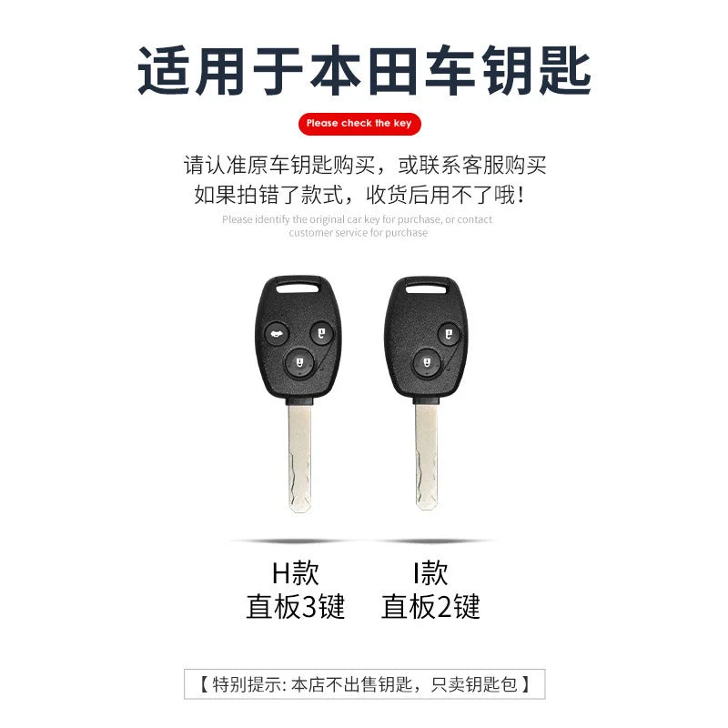 **Capa Premium para Chave Honda (Liga de Zinco + Couro) – CRV, Civic, Jazz, Fit e Mais