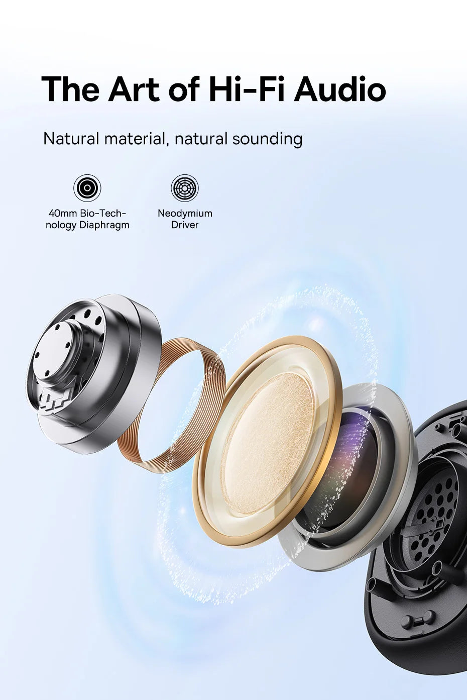 Baseus H1i ANC Wireless Bowie Headphone