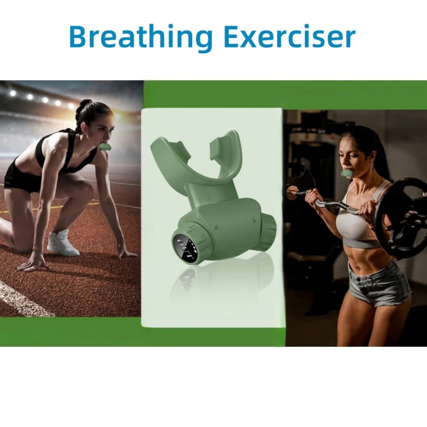 Exercitador Pulmonar Portátil (8 Níveis) – Treinamento Respiratório e Fortalecimento Muscular (Fitness, Yoga, Natação)