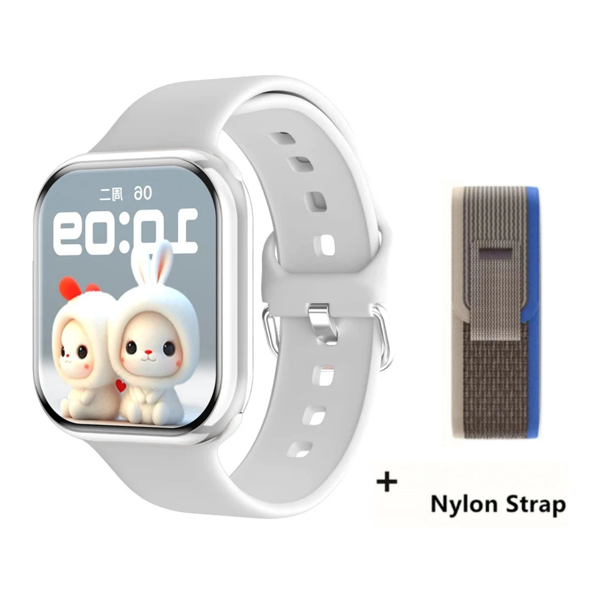 Smartwatch i10 (Série 10) HD 1.9" – Chamada Bluetooth, GPS e Saúde Completa (Homem/Mulher)